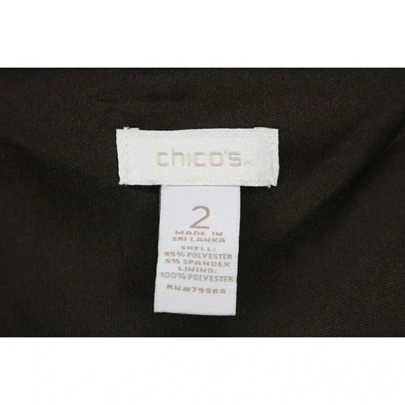 Chico's Women's Sleeveless Slinky, Silky Maxi Dress-Size 2 - Picture 2 of 6